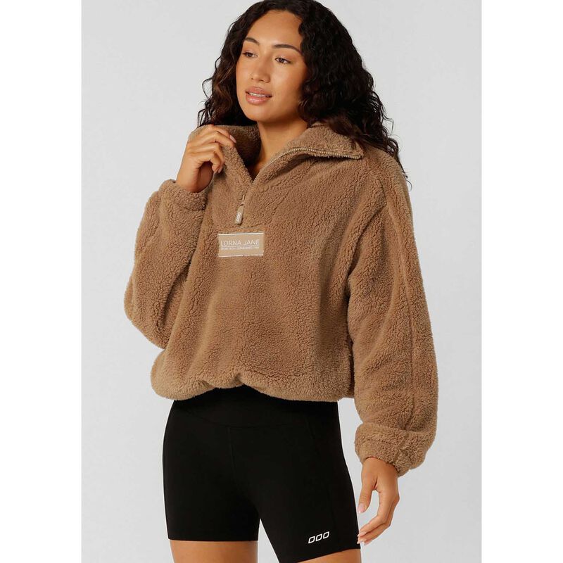 Lorna Jane Everyday Teddy Quarter Zip Sweat image number 1